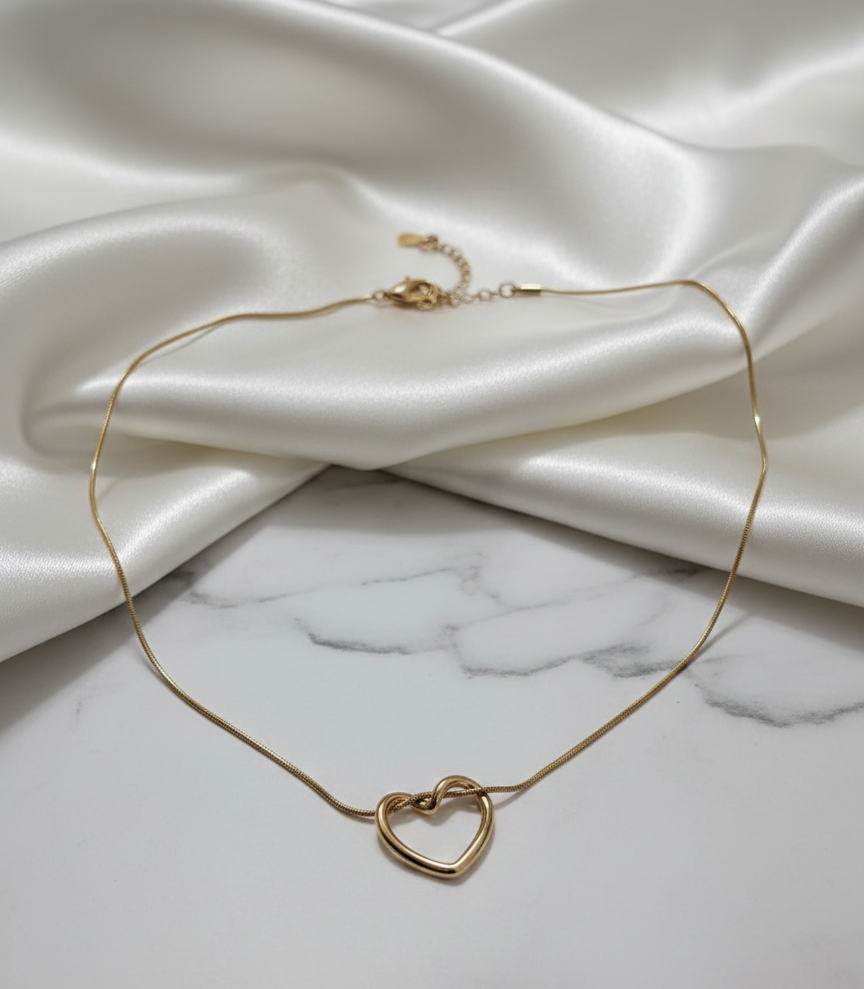 Radiant Heart-Cut Crystal Necklace