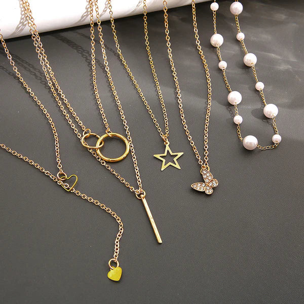 5 Layer Anti-Tarnish Pendant Necklace