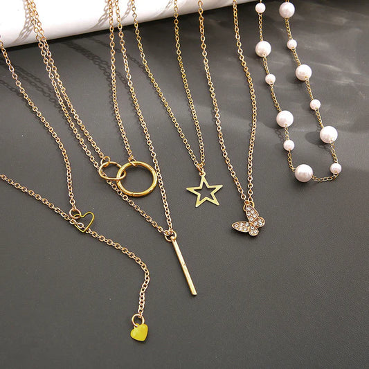 5 Layer Anti-Tarnish Pendant Necklace